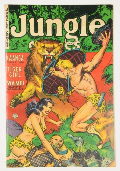 1953 JUNGLE KAANGA COMIC BOOK NO.156.             