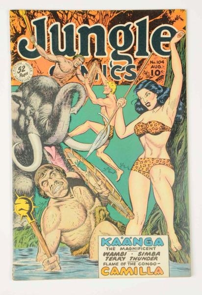 1948 JUNGLE KAANGA COMIC BOOK NO.104.             