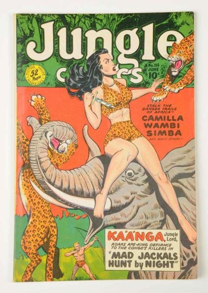 1949 JUNGLE COMICS #114.                          