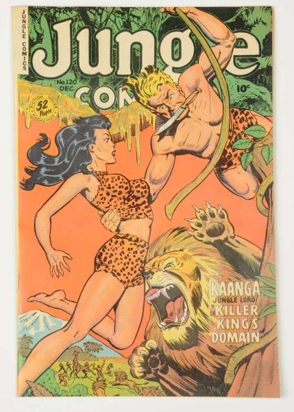 1949 JUNGLE KAANGA COMIC BOOK NO.120.             