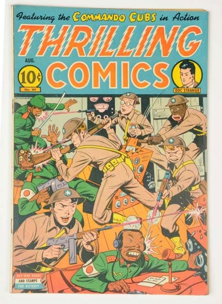 1945 THRILLING COMICS #49.                        
