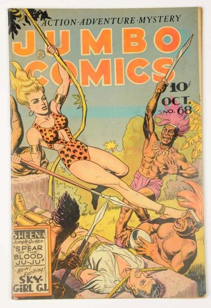 1944 JUMBO COMICS #68.                            