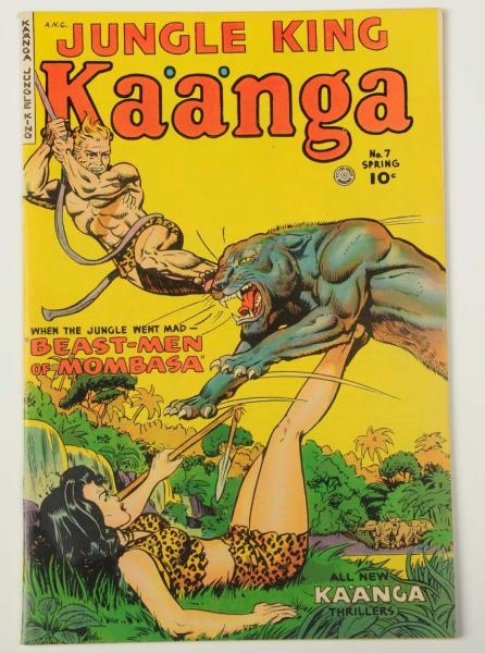 1951 KAANGA JUNGLE KING COMIC BOOK NO.7.          