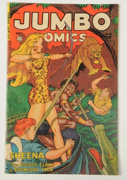 1951 JUMBO COMIC BOOK NO.151.                     