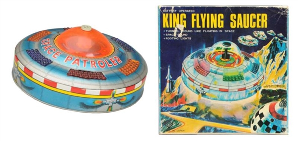 JAPANESE KING FLYING SAUCER TOY.                  