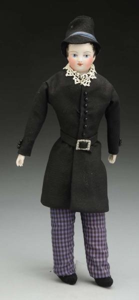 FRENCH BISQUE MALE DOLL.                          