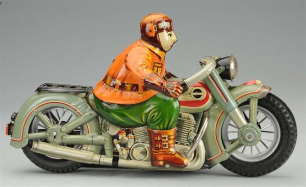 JAPANESE TIN LITHO HARLEY DAVIDSON MOTORCYCLE TOY 