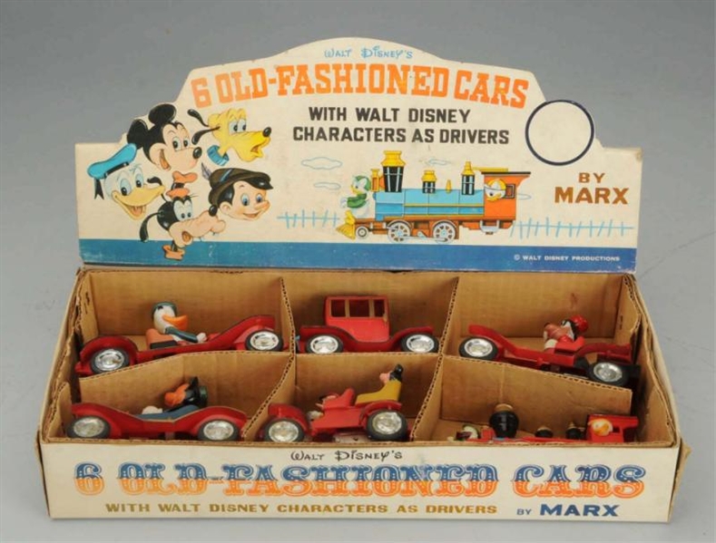MARX SET OF 6 OLD FASHIONED CARS.                 