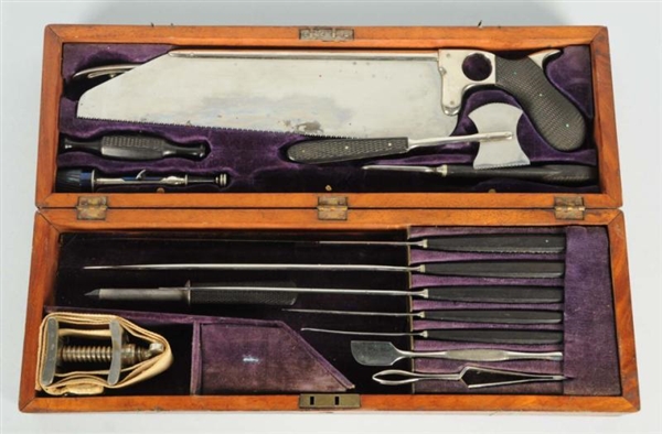 SHARP & SMITH SURGICAL SET WITH KEY.              