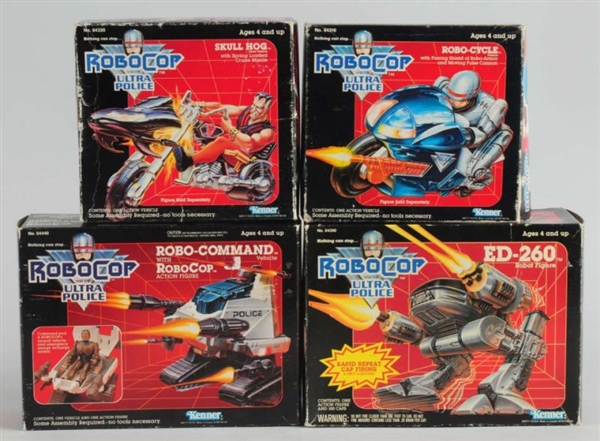 LOT OF 4: ROBOCOP ULTRA POLICE ACTION ACCESSORIES 