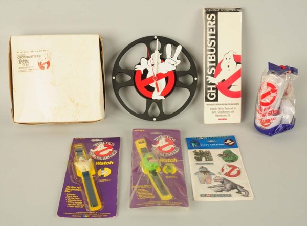 MISC. THE REAL GHOSTBUSTERS COLLECTIBLE ITEMS.    