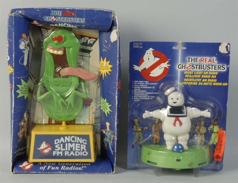 LOT OF 2: THE REAL GHOSTBUSTERS FIGURAL RADIOS.   