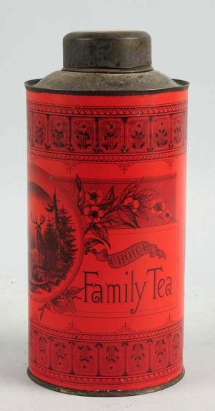 MOOREHOUSE FAMILY TEA TIN.                        