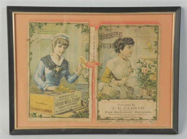 1879 HOUSEKEEPERS FRIEND MAGAZINE COVERS.         