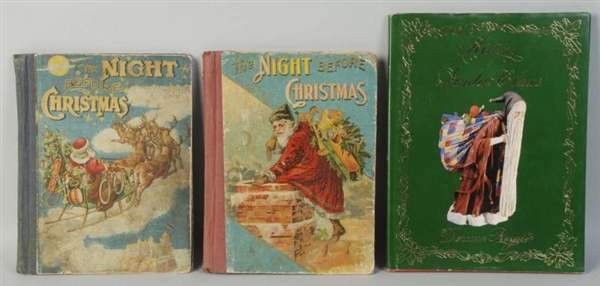 LOT OF 3: CHRISTMAS THEMED BOOKS.                 