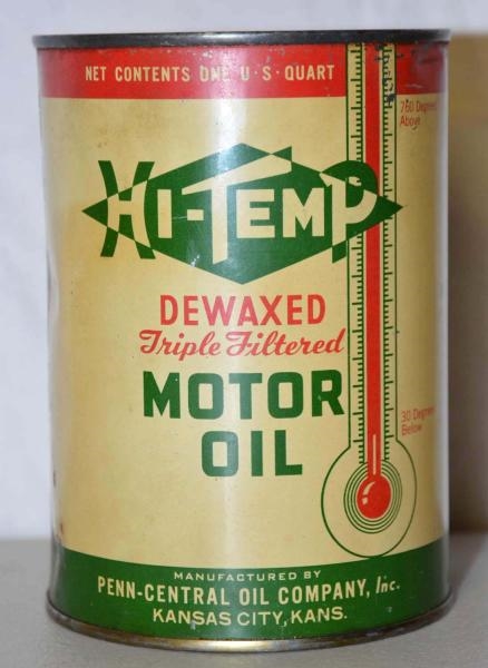 HI-TEMP DEWAXED MOTOR OIL CAN.                    