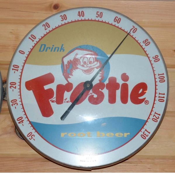 DRINK FROSTIE ROOT BEER THERMOMETER.              