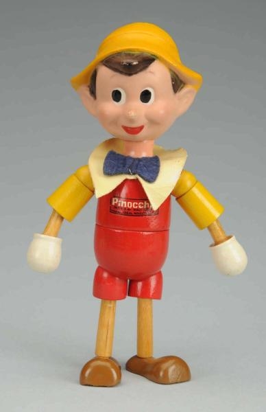 IDEAL WOOD COMPOSITION PINOCCHIO DOLL.            
