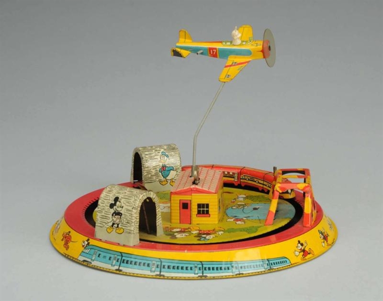 MARX TIN WIND-UP MICKEY MOUSE EXPRESS TOY.        