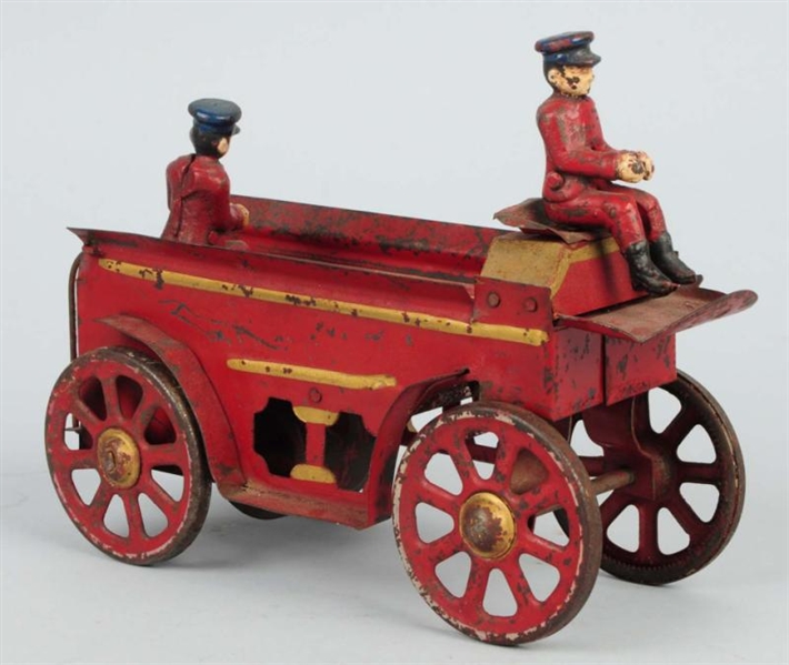 EARLY AMERICAN FLYWHEEL HILL CLIMBER FIRE VEHICLE 