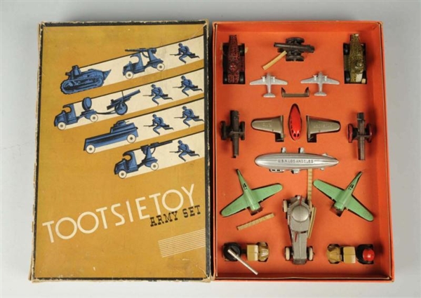 TOOTSIETOY ARMY SET NO.5220 IN BOX.               