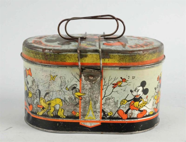 TIN LITHO EARLY MICKEY MOUSE LUNCH KIT.           