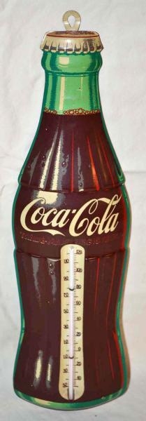 COCA-COLA BOTTLE SHAPED THERMOMETER.              