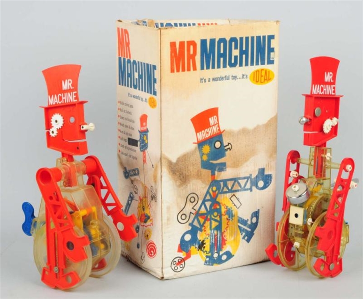 LOT OF 2: IDEAL MR. MACHINE ROBOTS.               