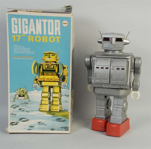 MEGO BATTERY OPERATED GIGANTOR TOY ROBOT.         