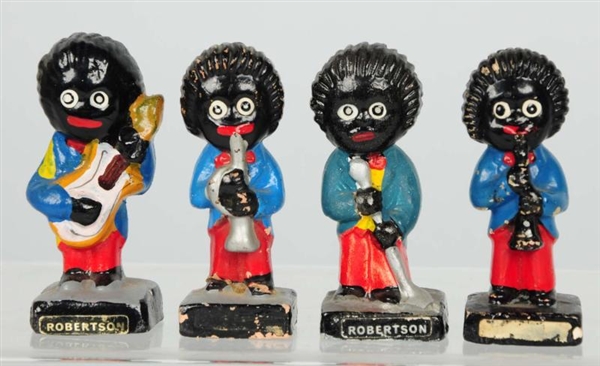 LOT OF 4: GOLLYWOG FIGURES.                       