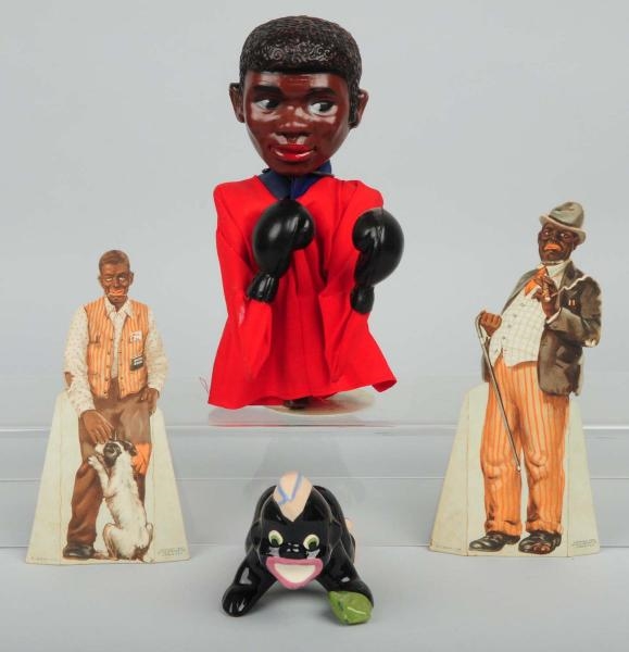LOT OF 4: ASSORTED AFRICAN AMERICAN PIECES.       