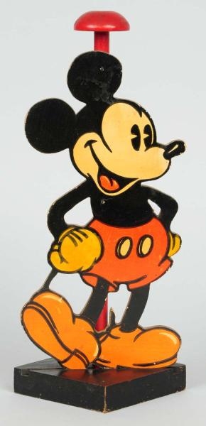 WOODEN MICKEY MOUSE HAT STAND.                    