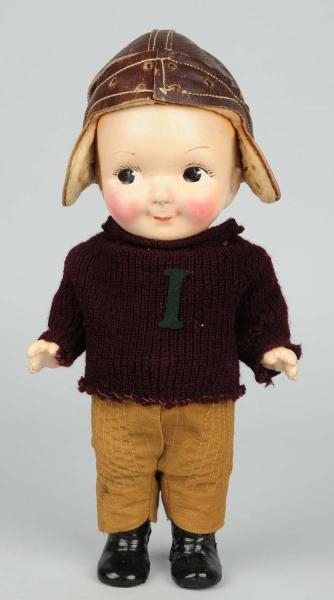 BUDDY LEE FOOTBALL PLAYER DOLL IN SWEATER.        