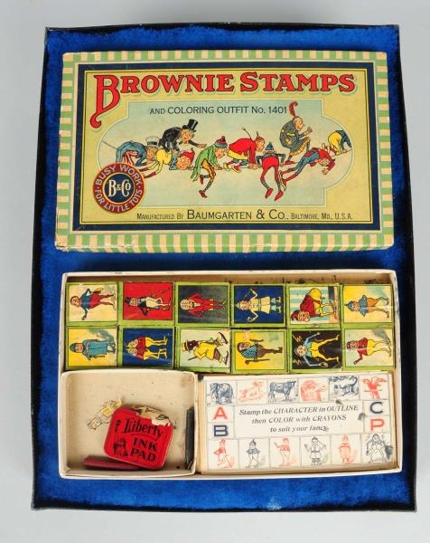 BROWNIE STAMPS IN BOX.                            