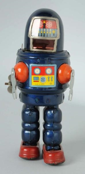 TIN LITHO & PAINTED WIND-UP ROBY ROBOT.           