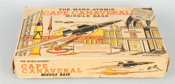 MARX CAPE CANAVERAL MISSILE BASE PLAY SET.        
