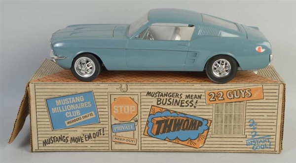1967 PLASTIC FORD MUSTANG FASTBACK AUTOMOBILE.    