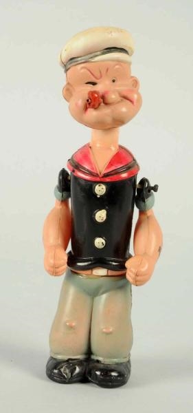 CELLULOID  WIND-UP POPEYE CHARACTER TOY.          