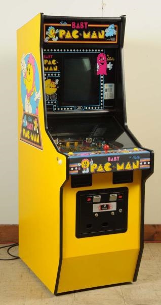 BALLY BABY PAC MAN PINBALL MACHINE (1980).        