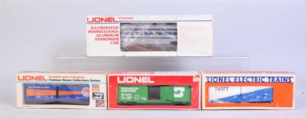 LOT OF LIONEL PIECES OF ASSORTED ROLLING STOCK.   