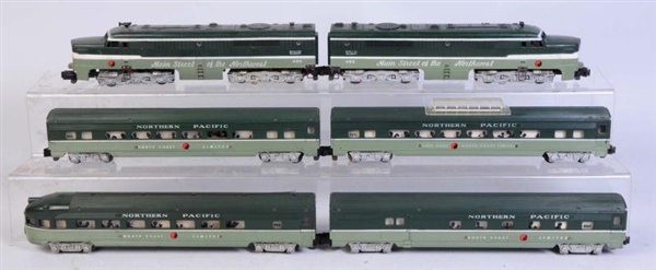 AMERICAN FLYER 3DIGIT NORTHERN PACIFIC SET.       