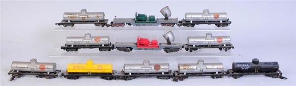 LOT OF 11: AMERICAN FLYER FREIGHT CARS.           