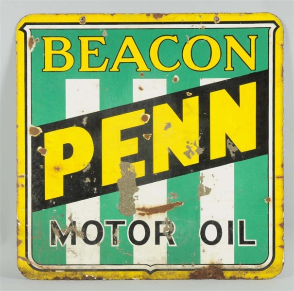 BEACON PENN MOTOR OIL SIGN.                       