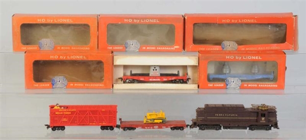 LIONEL ASSORTED HO SCALE TRAINS.                  