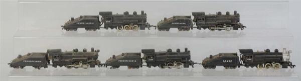 LOT OF 5: AMERICAN FLYER 060 SWITCHER TRAINS.     