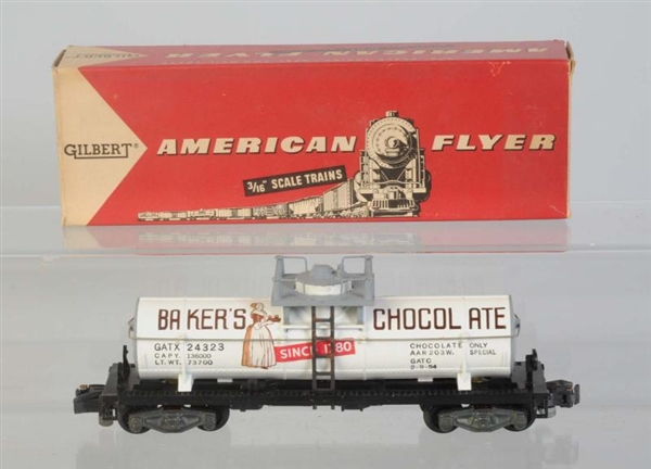 AMERICAN FLYER NO.24323 BAKERS CHOCOLATE TANK CAR 