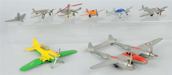 LOT OF 8: DIECAST AIRPLANE TOYS.                  