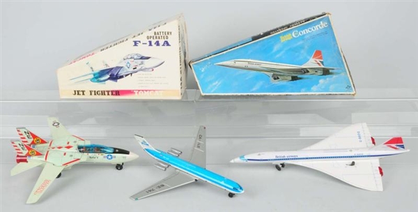LOT OF 3: JAPANESE TIN AIRPLANES.                 