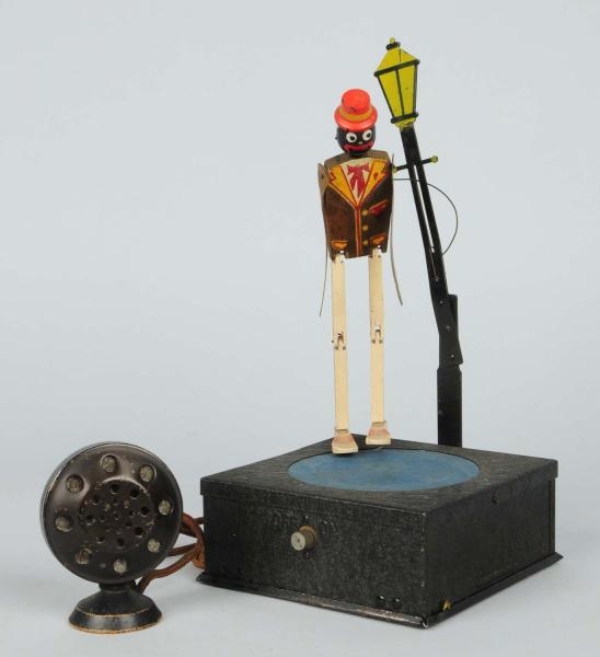 AFRICAN AMERICAN NATIONAL MICROPHONE DANCER TOY.  
