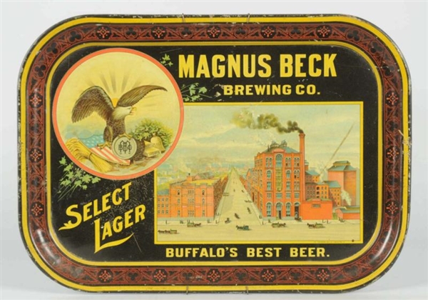 MAGNUS BECK BREWING CO. SERVING TRAY.             